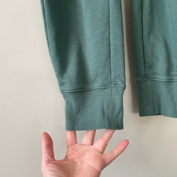 TNA Airy Terry High Rise Pull On Elastic Waist Sweatpants Green Medium - Picture 6 of 9